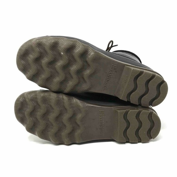 Sperry Top Sider Brewster Duck Boots Winter Rain Brown 13 - Picture 8 of 8